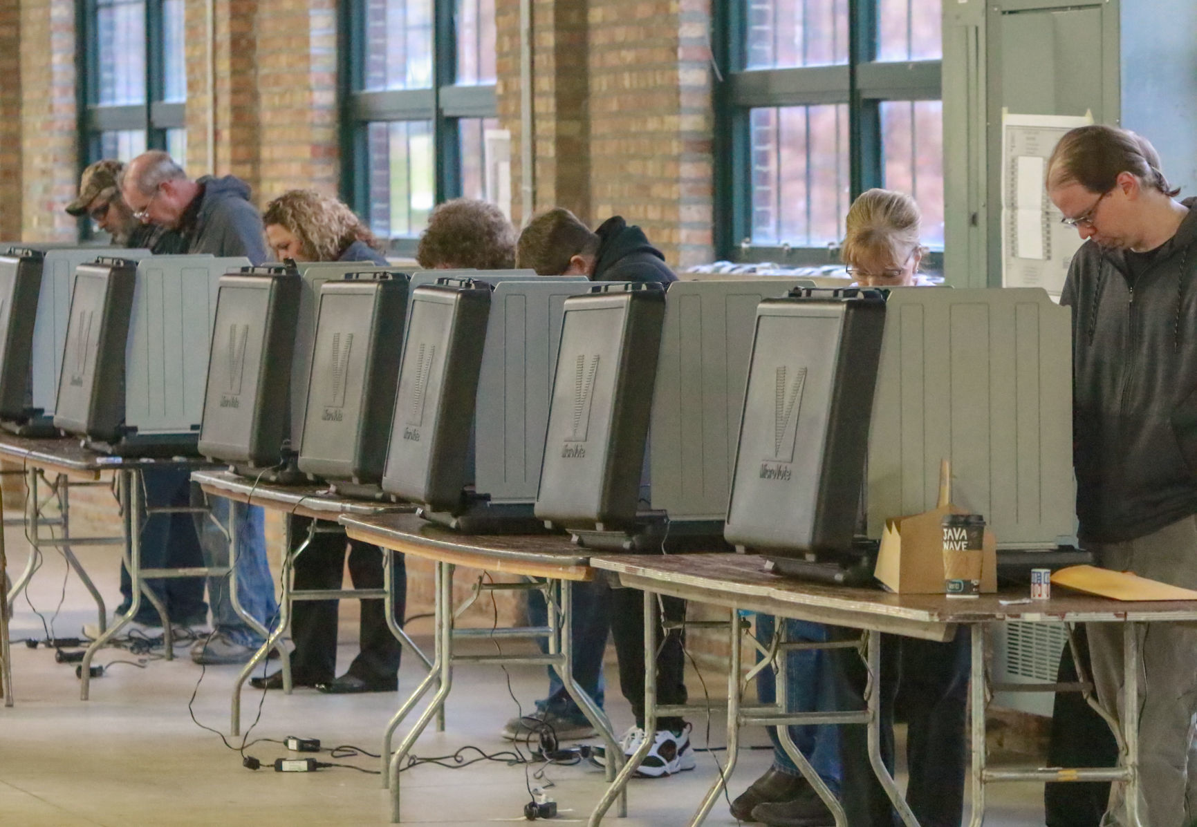 Voters turn out at Lake County Fairgrounds polling place